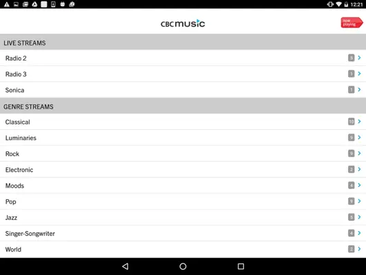 CBC Music android App screenshot 2