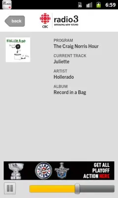 CBC Music android App screenshot 4